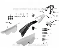 GARDE BOUE ARRIERE / CACHES LATERAUX / CLIGNOTANTS