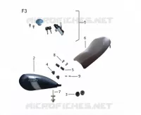 SELLE / RESERVOIR / KIT SERRURE
