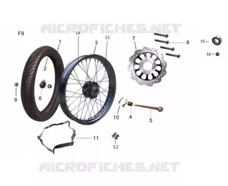 ROUE / FREIN AVANT