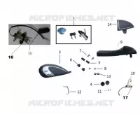 RESERVOIR / SELLE / KIT SERRURE