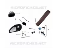 RESERVOIR / SELLE / KIT SERRURE