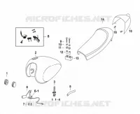 RESERVOIR / SELLE / KIT SERRURE