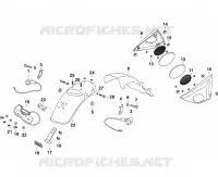 GARDE BOUE ARRIERE / CACHE LATERAUX / CLIGNOTANTS