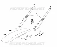 FOURCHE / GARDE BOUE AVANT