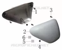 CACHES LATERAUX  400 mash-moto 2019 FIVE HUNDRED EURO 4 MOTEUR NOIR img_1