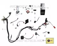 COMPOSANTS ELECTRIQUE pour Mash ADVENTURE 400 2016