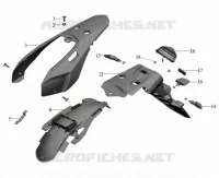 GARDE BOUE / FEU ARRIERE / CLIGNOTANTS pour Mash ADVENTURE 400 2016