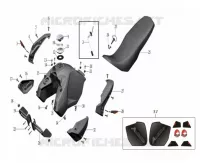 RESERVOIR / SELLE / CLIGNOTANTS pour Mash ADVENTURE 400 2016