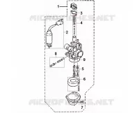 CARBURATEUR pour Mash BIBOP 50 (2T) 2017
