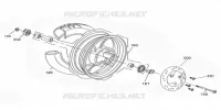 ROUE AVANT pour Mash BIBOP 50 (2T) 2017