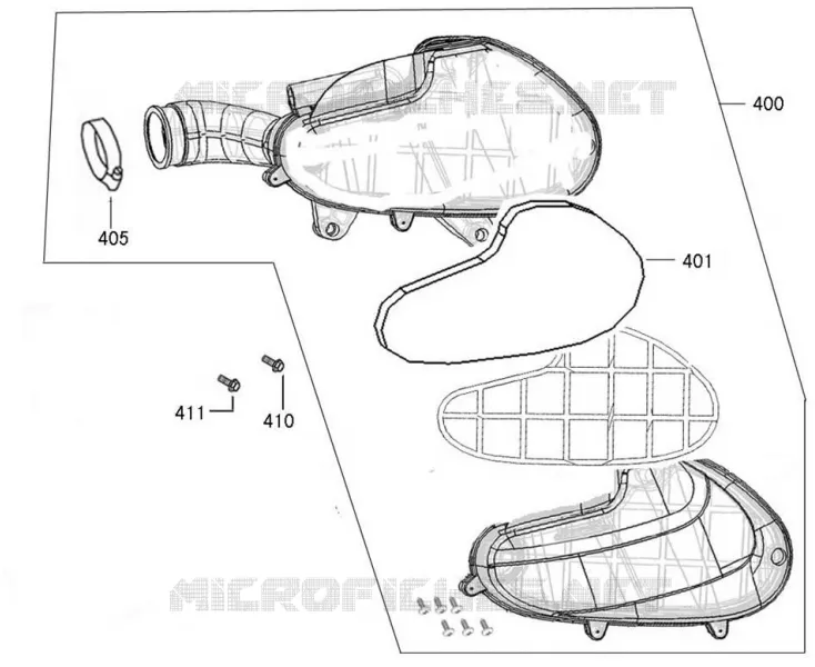 BOITE A AIR Mash SCOOTER 50 2018 CITY 50 (4T) EURO 4  CITY 50 (4T) EURO 4
