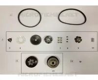 COURROIE / VARIATEUR pour Mash CITY 50 (4T) EURO 4 2019