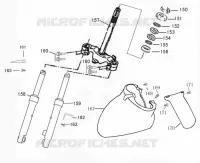 FOURCHE / GARDE BOUE pour Mash CITY 50 (4T) EURO 4 2019