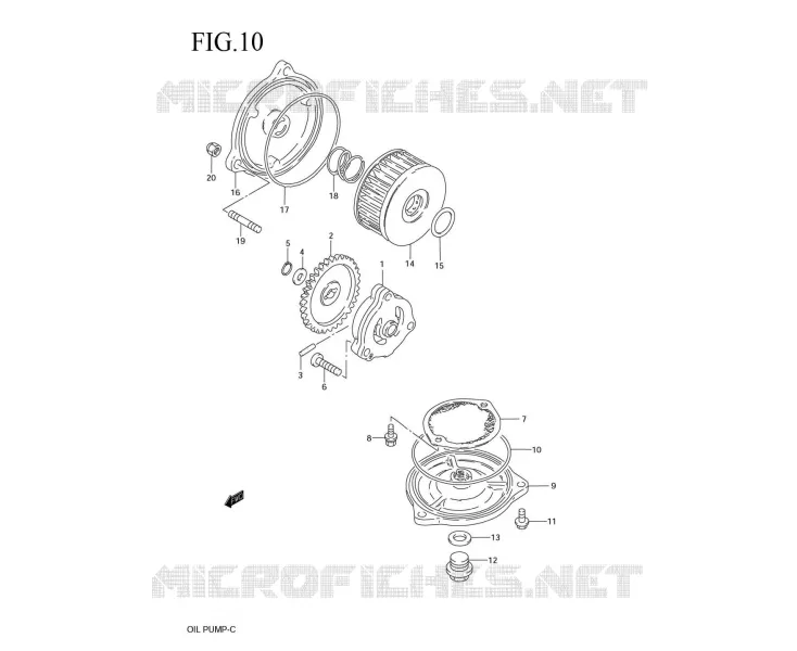 FILTRE / POMPE A HUILE Mash MOTO 250 2020 DIRT TRACK 250  DIRT TRACK 250