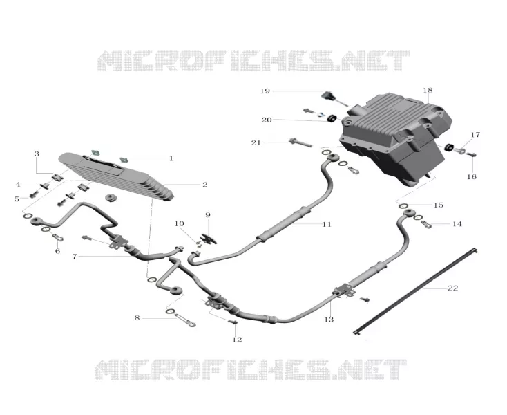 RESERVOIR / RADIATEUR Mash MOTO 650 2021 DIRT TRACK 650  DIRT TRACK 650