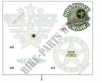 KIT STICKERS pour Mash SIDE FORCE 2021