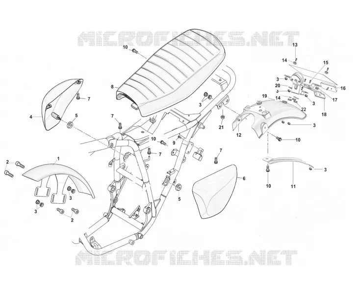 CACHES LATERAUX / GARDES BOUE / SELLE Mash MOTO 650 2021 SIX HUNDRED EURO 5  SIX HUNDRED EURO 5